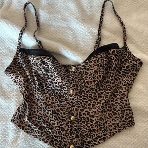 Leopard Print Women's Top